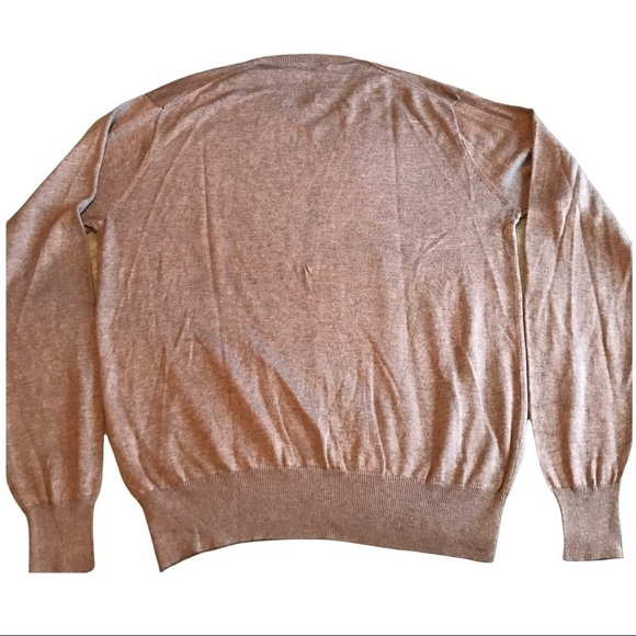 Peter Millar Crown Cashmere Silk Cotton Blend V Neck Mens Pullover  Size Large - Picture 2 of 7